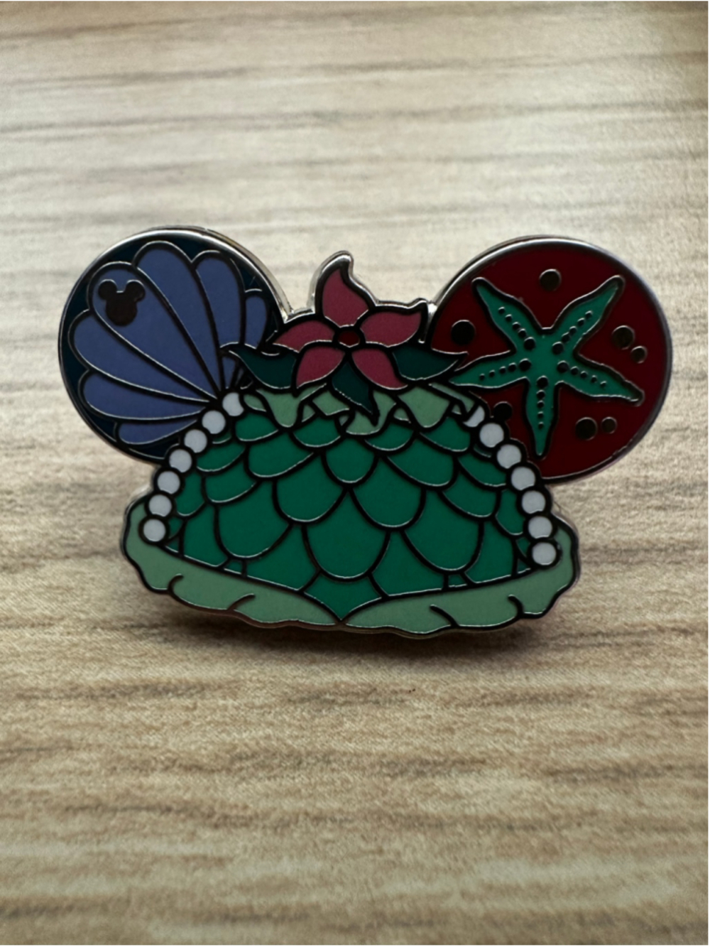 2024 Disney Hidden Mickey Mystery Pin - Ariel Ear Hat